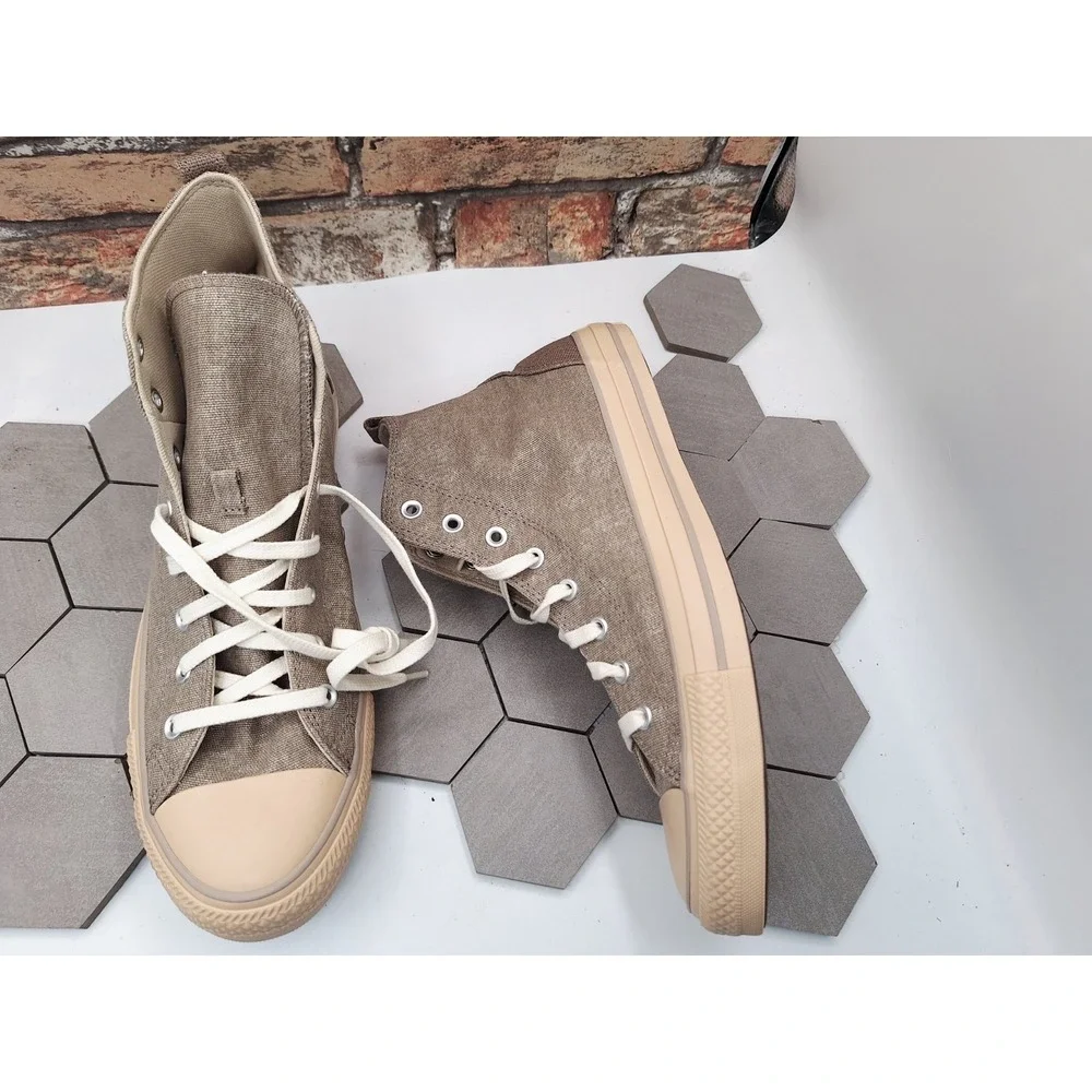 Converse‎ Chuck Taylor Hi Beige Cargo Mud A09123C Men Sz 11.5 Garden Club Rare